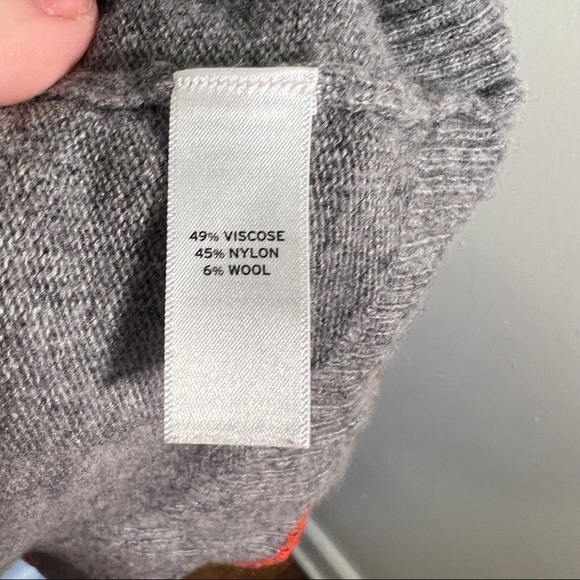 Melrose and Market Cardigan Sweater Gray Stripe - Picture 10 of 10